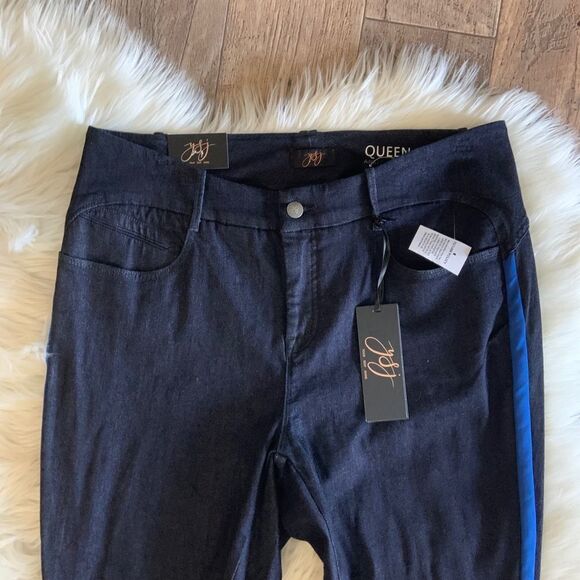 YSJ Skinny Stirrup Queen Ankle Jeans - Picture 4 of 11